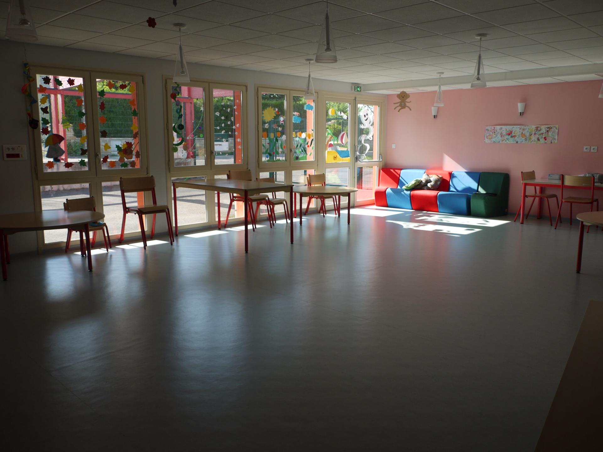 La salle pour les repas