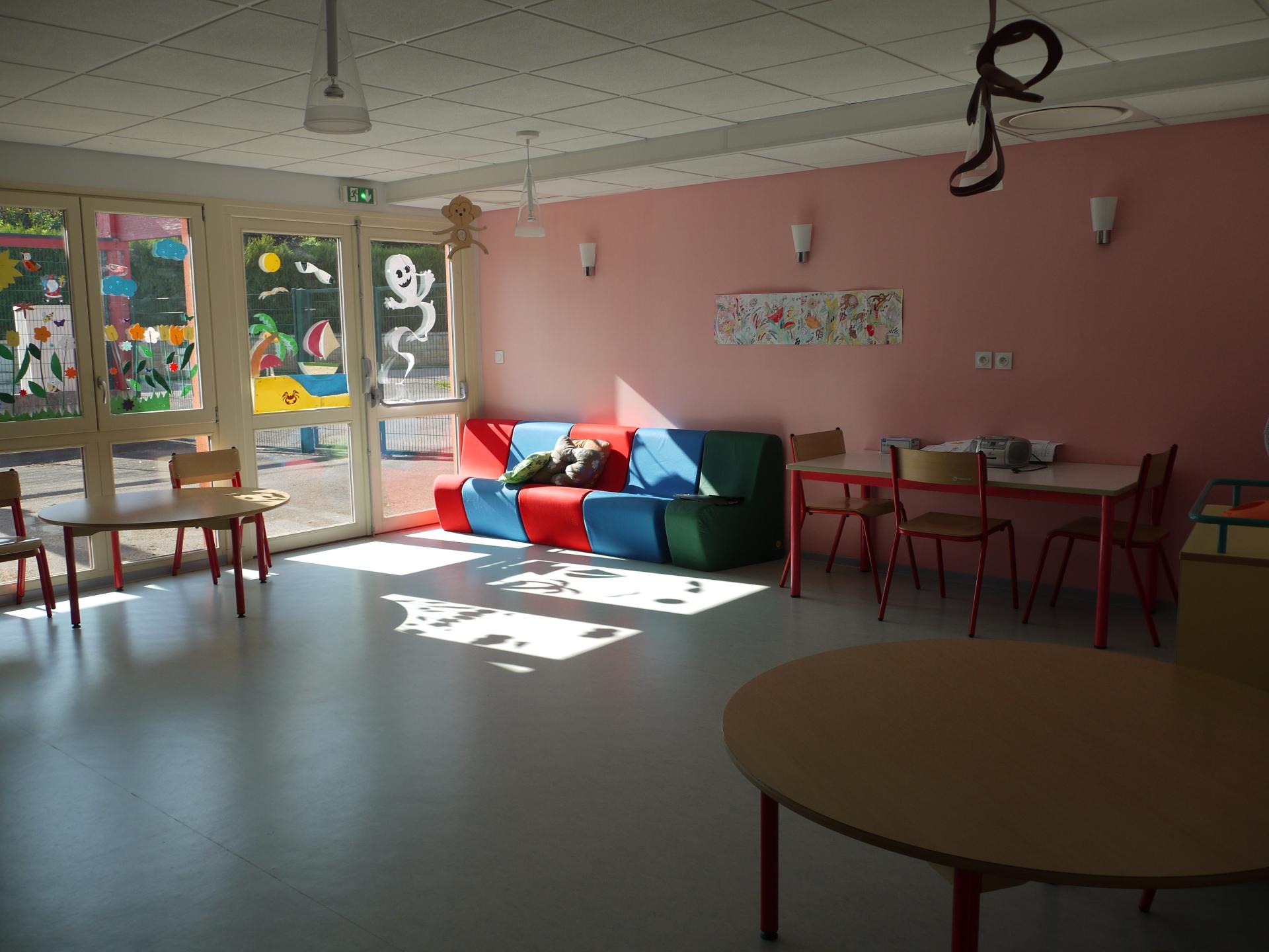 Salle  repos repas 