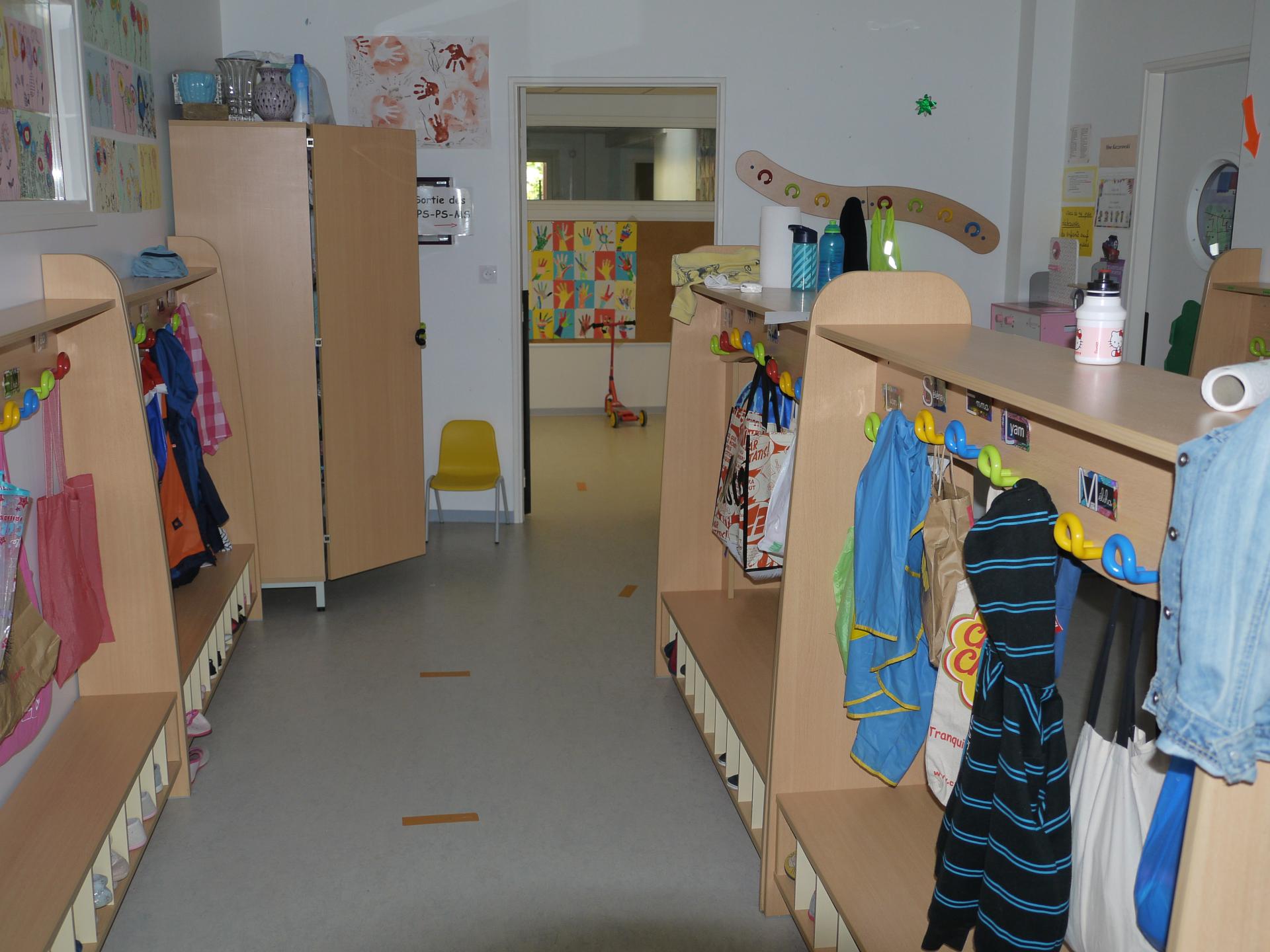 Les vestiaires des petits
